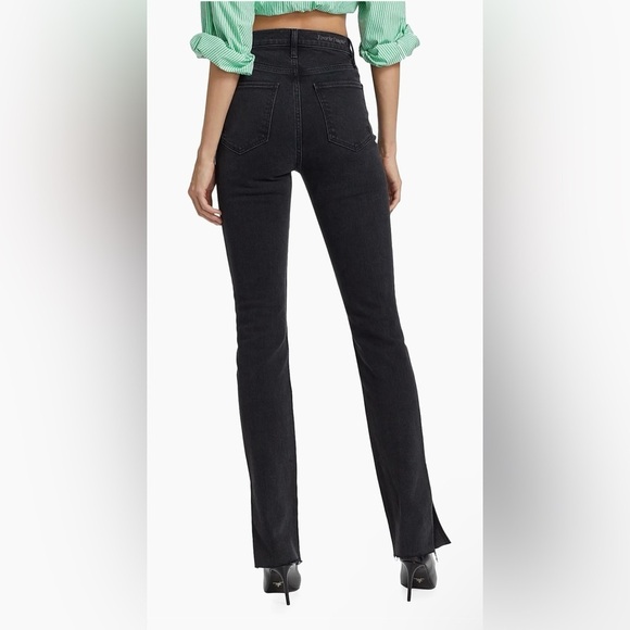 New! Favorite Daughter Split Hem Valentina Boulder 🖤 size 27 NWT! - Picture 4 of 8